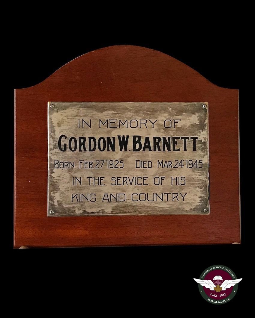 Barnett Plaque 1