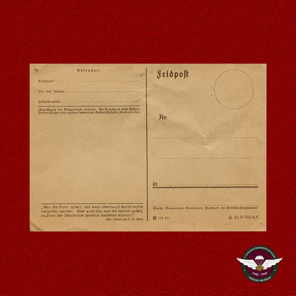 Blank Postcard