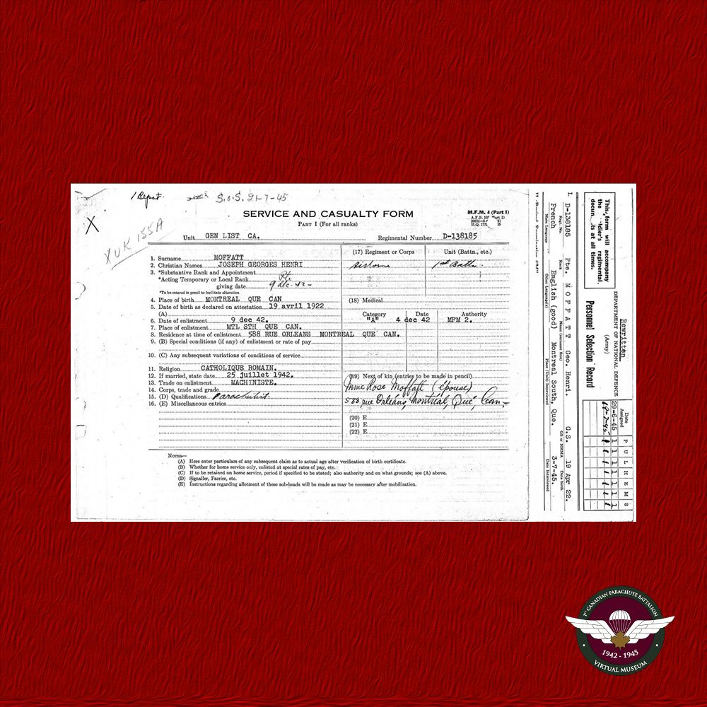 Casualty Form