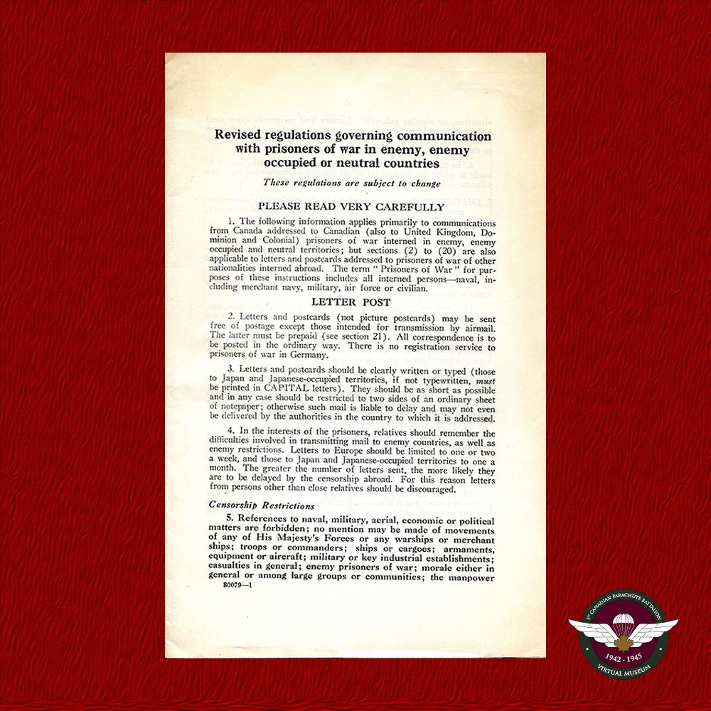 Comm Regulations Booklet