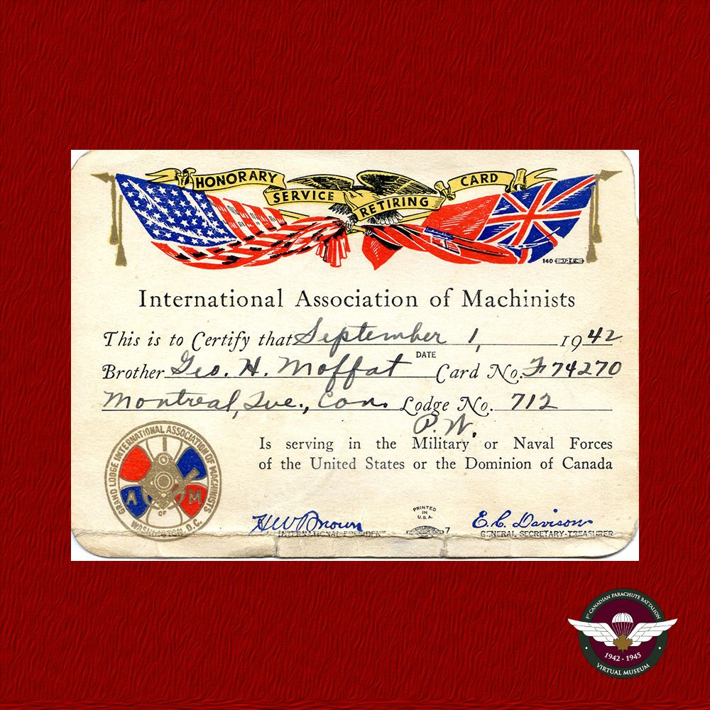 Honorary Retiring Card