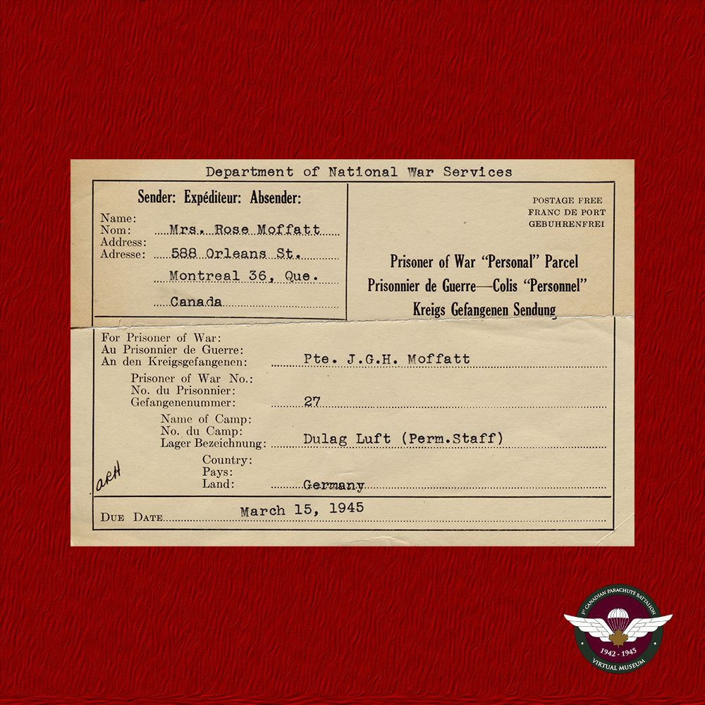Parcel Label